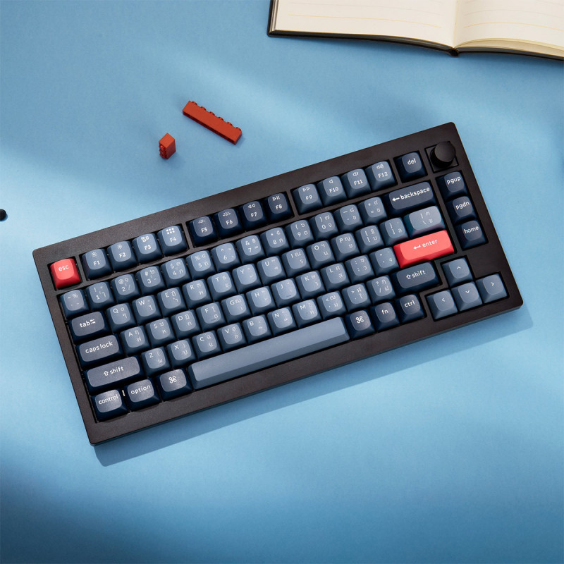 KEYBOARD (คีย์บอร์ด) KEYCHRON V1 MAX QMK WIRELESS (GATERON JUPITER
