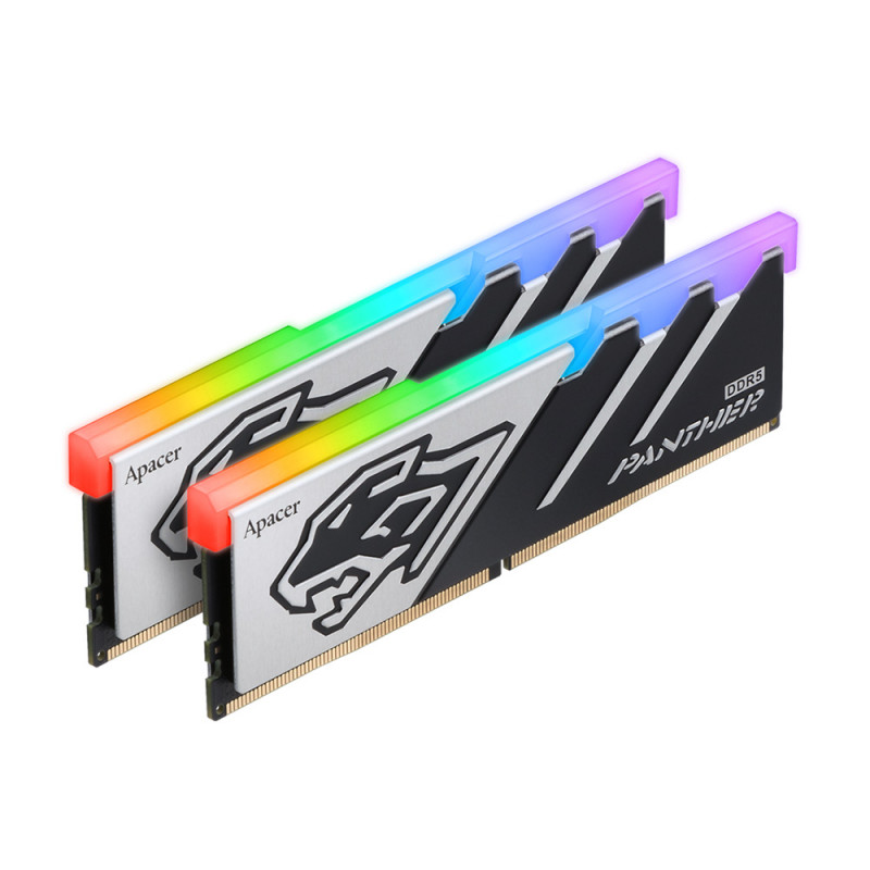 RAM (แรม) APACER PANTHER RGB 32GB (16x2) DDR5 6000MHz BLACK