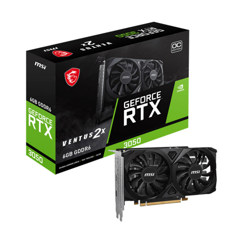 VGA(การ์ดจอ) PALIT GEFORCE RTX 3050 STORM X 6GB GDDR6